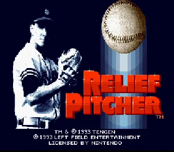 Relief Pitcher (USA) (Beta) screen shot title